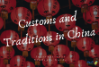 Customs and Traditions in China