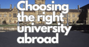 choosing a university abroad