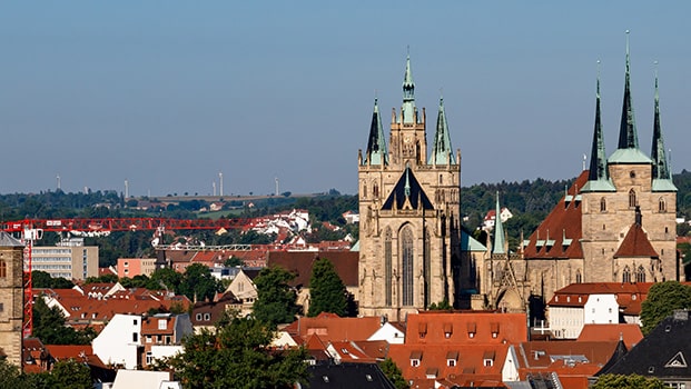 Erfurt - les villes les moins chères d'Allemagne